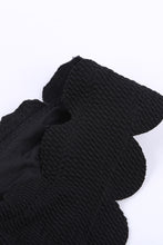 Load image into Gallery viewer, Solid Scalloped One-Shoulder Bikini