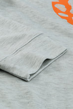 Load image into Gallery viewer, Halloween Pumpkin Leopard Print Plus Size Sweatshirt