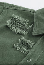 Load image into Gallery viewer, Ripped Denim Jacket