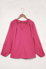 Load image into Gallery viewer, Split V Neck Dolman Top