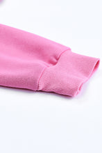 Load image into Gallery viewer, Solid Ripped Hooded Sweatshirt with Kangaroo Pocket