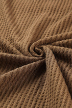 Load image into Gallery viewer, Waffle Knit Buttoned Long Sleeve Top