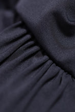 Load image into Gallery viewer, High Neck Plunge Mesh Ruched Tankini Swimwear