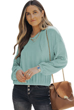 Load image into Gallery viewer, Loose Fit Ribbed V Neck Hoodie