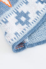 Load image into Gallery viewer, Aztec Print Open Front Knitted Cardigan
