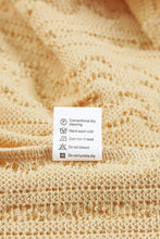 Load image into Gallery viewer, Khaki Solid Color Puffy Sleeve Textured Knit Top