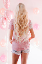 Load image into Gallery viewer, Tie Dye Contrast Leopard Rabbit Graphic T Shirt