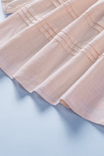 Load image into Gallery viewer, Beige Puff Sleeve Eyelet Babydoll Blouse