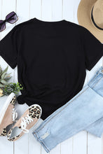 Load image into Gallery viewer, Western American Flag Print Short Sleeve Graphic Tee