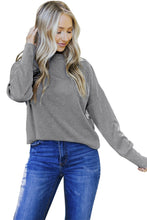 Load image into Gallery viewer, Ribbed Zip Knit Top