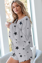 Load image into Gallery viewer, Star Print Knit Pajamas Set
