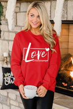 Load image into Gallery viewer, Valentine's Day Love Graphic Sweatshirt