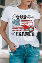 Load image into Gallery viewer, So GOD Made A FARMER Graphic Tee