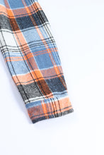 Load image into Gallery viewer, Multicolor Plaid Button Down Ruffled Shirt Jacket