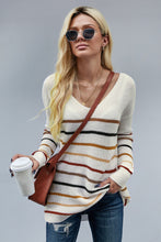 Load image into Gallery viewer, Multicolor Striped Knit Sweater