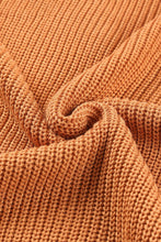 Load image into Gallery viewer, Crew Neck Cold Shoulder Hollow-out Back Sweater