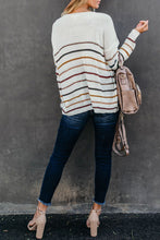 Load image into Gallery viewer, Multicolor Striped Knit Sweater
