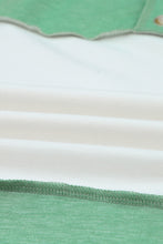 Load image into Gallery viewer, Colorblock Button Accent Pullover Hoodie