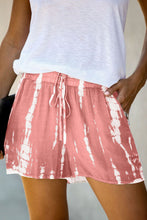 Load image into Gallery viewer, Tie Dye Drawstring Casual Shorts