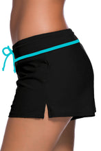 Load image into Gallery viewer, Trim Black Women Swim Boardshort