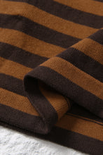 Load image into Gallery viewer, Striped Knit Quarter Zip Hoodie