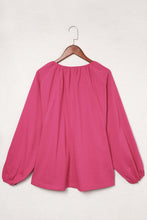 Load image into Gallery viewer, Split V Neck Dolman Top