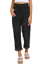 Load image into Gallery viewer, Corduroy High Waist Straight Leg Pants