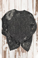 Load image into Gallery viewer, Retro Bleached Leopard Spot Pullover