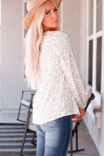 Load image into Gallery viewer, Crew Neck Long Sleeve Blouse