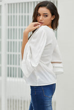 Load image into Gallery viewer, Flare Sleeve V Neck Loose Blouse
