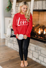Load image into Gallery viewer, Valentine's Day Love Graphic Sweatshirt
