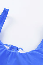 Load image into Gallery viewer, Square Neck Sleeveless Fashion Print Tankini Set