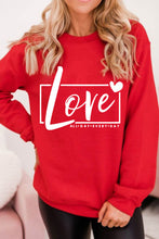Load image into Gallery viewer, Valentine's Day Love Graphic Sweatshirt