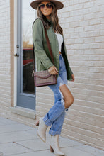 Load image into Gallery viewer, Ripped Denim Jacket