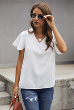 Load image into Gallery viewer, V Neck Short Sleeve Tee