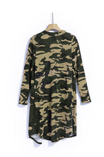 Load image into Gallery viewer, Camo Print Long Cardigan
