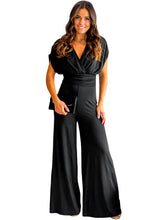 Load image into Gallery viewer, V-Neck Dolman Sleeves Jumpsuit
