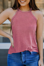 Load image into Gallery viewer, Solid Color Crew Neck Tank Top