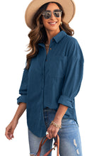 Load image into Gallery viewer, Corduroy Button Pocket Shirt