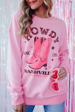 Load image into Gallery viewer, HOWDY NASHVILLE Vintage Western Graphic Sweatshirt