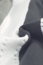 Load image into Gallery viewer, Striped Colorblock V Neck Knitted Sweater