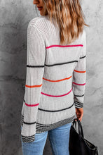 Load image into Gallery viewer, Ribbed Knit Striped Sweater