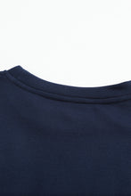 Load image into Gallery viewer, Colorblock Orange Contrast Stitching Sweatshirt with Slits