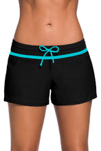 Load image into Gallery viewer, Trim Black Women Swim Boardshort