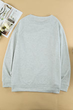 Load image into Gallery viewer, Halloween Pumpkin Leopard Print Plus Size Sweatshirt