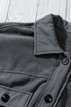 Load image into Gallery viewer, Turn Down Collar Buttoned Shirt Jacket