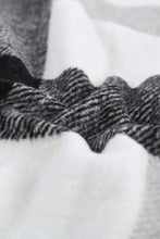 Load image into Gallery viewer, Plaid Color Block Buttoned Long Sleeve Jacket with Pocket