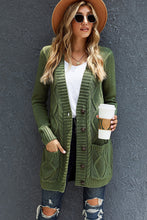 Load image into Gallery viewer, Front Pocket and Buttons Closure Cardigan