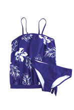 Load image into Gallery viewer, Floral Pattern Strapless Tankini Set