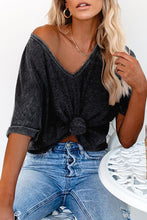 Load image into Gallery viewer, High Low Cuffed Tee